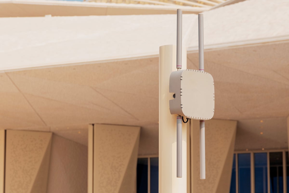 WiFi wireless access point providing campus connectivity